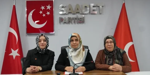 Bursa’da Saadet Partili kadınlardan okul saldırılarına tepki
